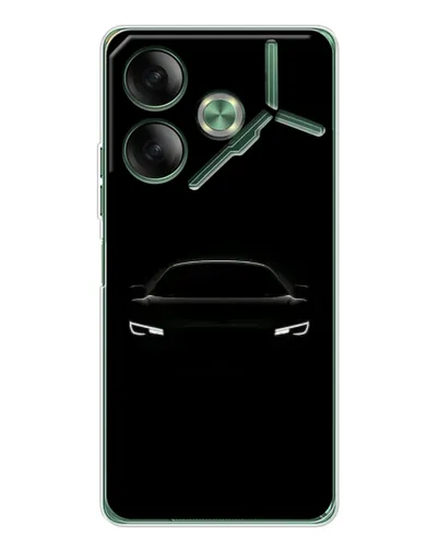 Чехол для TECNO Pova 7 Ultra с картинкой «Взгляд Audi в темноте»