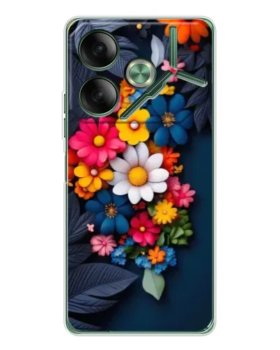 Чехол для TECNO Pova 7 Ultra с картинкой «Цветочная феерия» Чехол для TECNO Pova 7 Ultra с картинкой «Цветочная феерия»