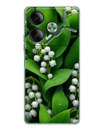 Чехол для TECNO Pova 7 Ultra с картинкой «Ландыши в зелени» Чехол для TECNO Pova 7 Ultra с картинкой «Ландыши в зелени»
