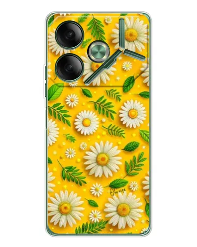 Чехол для TECNO Pova 7 Ultra с картинкой «Ромашковое солнце» Чехол для TECNO Pova 7 Ultra с картинкой «Ромашковое солнце»