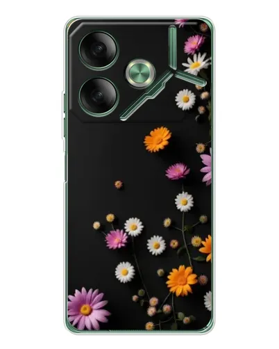 Чехол для TECNO Pova 7 Ultra с картинкой «Цветочная композиция» Чехол для TECNO Pova 7 Ultra с картинкой «Цветочная композиция»