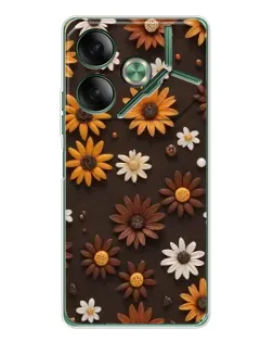 Чехол для TECNO Pova 7 Ultra с картинкой «Узор из маленьких подсолнухов» Чехол для TECNO Pova 7 Ultra с картинкой «Узор из маленьких подсолнухов»