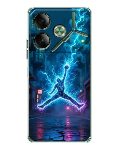 Чехол для TECNO Pova 7 с картинкой «Jordan Gold Jumpman» Чехол для TECNO Pova 7 с картинкой «Jordan Gold Jumpman»