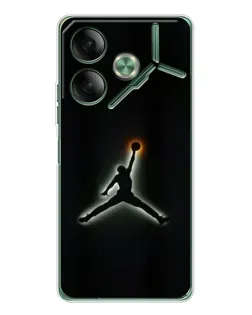 Чехол для TECNO Pova 7 с картинкой «Jordan Gradient Logo» Чехол для TECNO Pova 7 с картинкой «Jordan Gradient Logo»