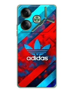 Чехол для TECNO Pova 7 с картинкой «Абстракция Adidas» Чехол для TECNO Pova 7 с картинкой «Абстракция Adidas»