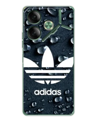 Чехол для TECNO Pova 7 с картинкой «Adidas Trefoil Blue» Чехол для TECNO Pova 7 с картинкой «Adidas Trefoil Blue»