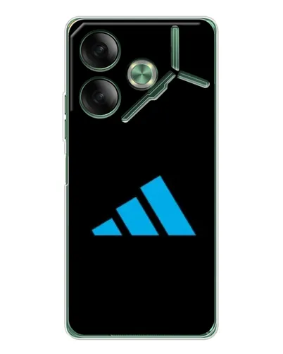 Чехол для TECNO Pova 7 с картинкой «Adidas Cyan Logo» Чехол для TECNO Pova 7 с картинкой «Adidas Cyan Logo»
