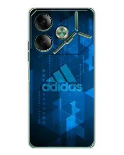 Чехол для TECNO Pova 7 с картинкой «Adidas Sport Art»