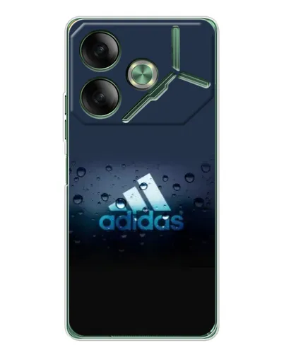 Чехол для TECNO Pova 7 с картинкой «Adidas Water Drops» Чехол для TECNO Pova 7 с картинкой «Adidas Water Drops»