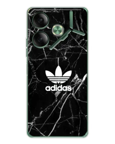 Чехол для TECNO Pova 7 с картинкой «Белый мрамор Adidas» Чехол для TECNO Pova 7 с картинкой «Белый мрамор Adidas»