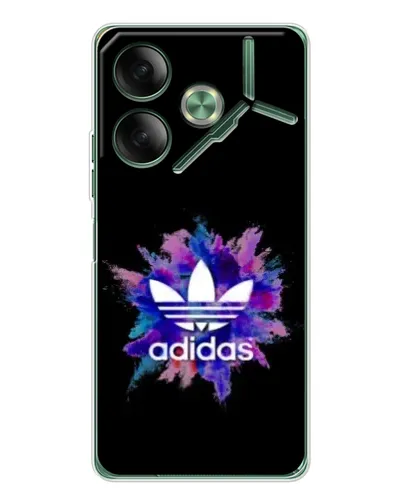 Чехол для TECNO Pova 7 с картинкой «Взрыв красок Adidas» Чехол для TECNO Pova 7 с картинкой «Взрыв красок Adidas»
