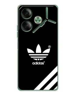 Чехол для TECNO Pova 7 с картинкой «Adidas с диагональными полосами»