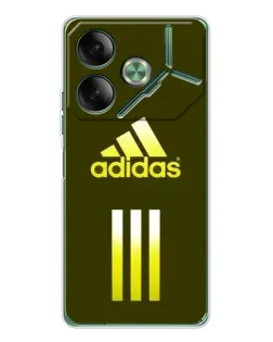 Чехол для TECNO Pova 7 с картинкой «Оливковый градиент Adidas»