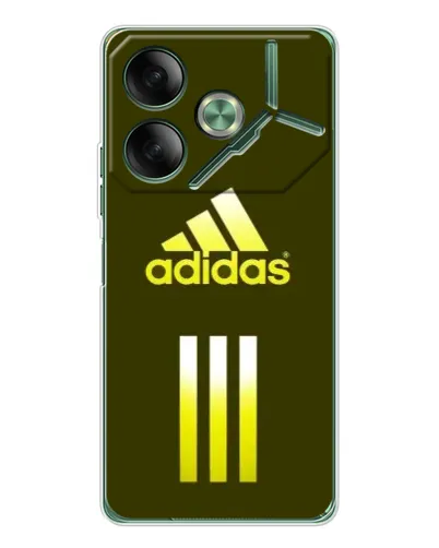 Чехол для TECNO Pova 7 с картинкой «Оливковый градиент Adidas» Чехол для TECNO Pova 7 с картинкой «Оливковый градиент Adidas»