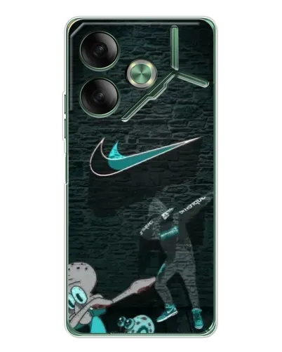 Чехол для TECNO Pova 7 с картинкой «Спортивный арт Nike» Чехол для TECNO Pova 7 с картинкой «Спортивный арт Nike»