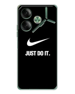 Чехол для TECNO Pova 7 с картинкой «Классический принт Nike»