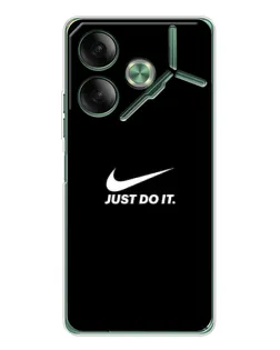 Чехол для TECNO Pova 7 с картинкой «Минимализм от Nike»