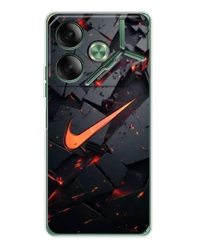 Чехол для TECNO Pova 7 с картинкой «Nike — эффект разломов» Чехол для TECNO Pova 7 с картинкой «Nike — эффект разломов»