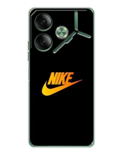 Чехол для TECNO Pova 7 с картинкой «Золотой логотип Nike» Чехол для TECNO Pova 7 с картинкой «Золотой логотип Nike»