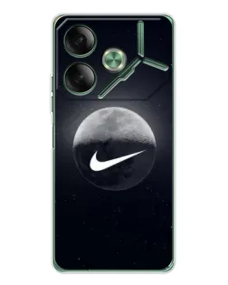 Чехол для TECNO Pova 7 с картинкой «Nike в стиле граффити»
