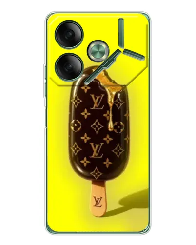 Чехол для TECNO Pova 7 с картинкой «Мороженое от LV» Чехол для TECNO Pova 7 с картинкой «Мороженое от LV»
