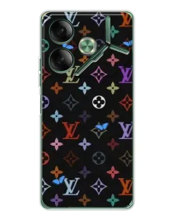Чехол для TECNO Pova 7 с картинкой «Цветная монограмма LV»