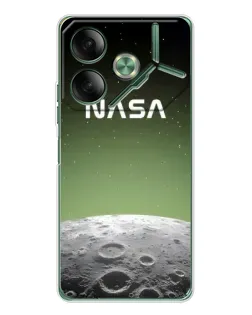 Чехол для TECNO Pova 7 с картинкой «NASA — лунный градиент»