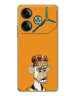 Чехол для TECNO Pova 7 с картинкой «Золотая обезьяна Bored Ape» Чехол для TECNO Pova 7 с картинкой «Золотая обезьяна Bored Ape»
