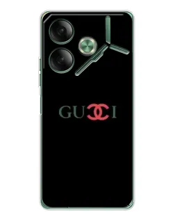 Чехол для TECNO Pova 7 с картинкой «Gucci — красный градиент» Чехол для TECNO Pova 7 с картинкой «Gucci — красный градиент»