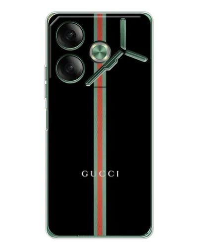 Чехол для TECNO Pova 7 с картинкой «Gucci — строгая линия» Чехол для TECNO Pova 7 с картинкой «Gucci — строгая линия»