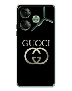 Чехол для TECNO Pova 7 с картинкой «Gucci — золото на черном» Чехол для TECNO Pova 7 с картинкой «Gucci — золото на черном»