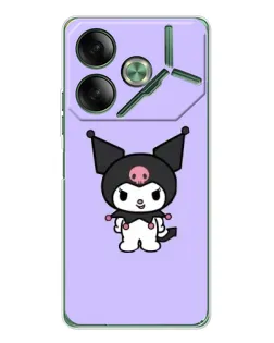 Чехол для TECNO Pova 7 с картинкой «Kuromi — нежный фиолетовый»