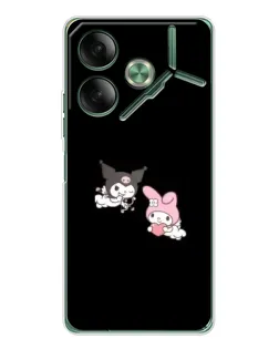Чехол для TECNO Pova 7 с картинкой «My Melody и Kuromi»