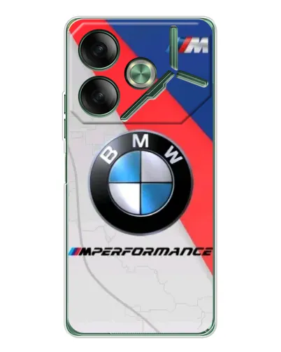 Чехол для TECNO Pova 7 с картинкой «BMW Performance стиль»