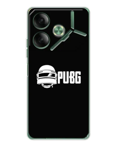 Чехол для TECNO Pova 7 с картинкой «PUBG — классический лого» Чехол для TECNO Pova 7 с картинкой «PUBG — классический лого»