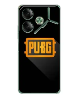 Чехол для TECNO Pova 7 с картинкой «PUBG — рамка лого»