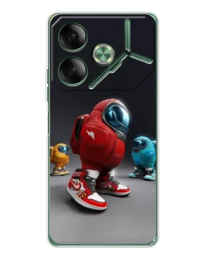 Чехол для TECNO Pova 7 с картинкой «Among Us — 3D стиль» Чехол для TECNO Pova 7 с картинкой «Among Us — 3D стиль»