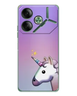 Чехол для TECNO Pova 7 с картинкой «Единорог градиент» Чехол для TECNO Pova 7 с картинкой «Единорог градиент»