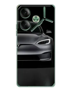 Чохол для TECNO Pova 7 з картинкою «Tesla Model S Look»