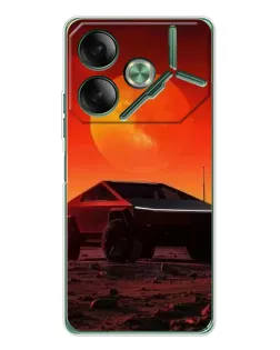 Чохол для TECNO Pova 7 з картинкою «Cybertruck на Марсі» Чохол для TECNO Pova 7 з картинкою «Cybertruck на Марсі»