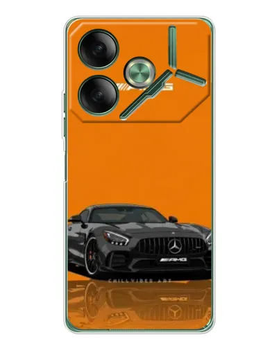 Чехол для TECNO Pova 7 с картинкой «Оранжевый Mercedes AMG» Чехол для TECNO Pova 7 с картинкой «Оранжевый Mercedes AMG»