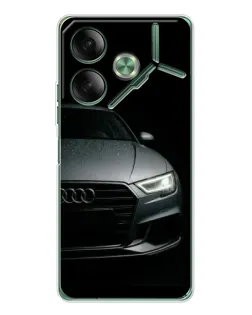 Чехол для TECNO Pova 7 с картинкой «Audi — детализация кузова»
