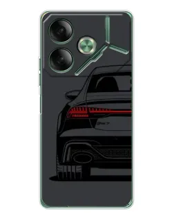 Чехол для TECNO Pova 7 с картинкой «Задняя часть Audi — арт»