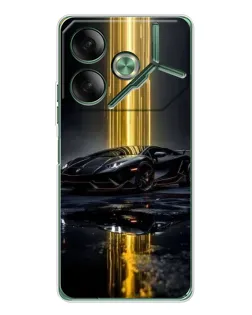 Чохол для TECNO Pova 7 з картинкою «Нічний Lamborghini драйв» Чохол для TECNO Pova 7 з картинкою «Нічний Lamborghini драйв»