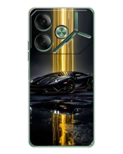 Чехол для TECNO Pova 7 с картинкой «Ночной Lamborghini драйв» Чехол для TECNO Pova 7 с картинкой «Ночной Lamborghini драйв»