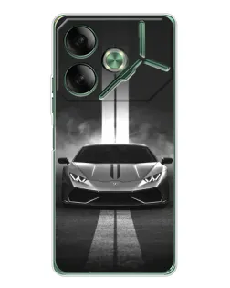 Чехол для TECNO Pova 7 с картинкой «Lamborghini симметрия дорог» Чехол для TECNO Pova 7 с картинкой «Lamborghini симметрия дорог»