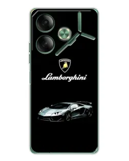 Чехол для TECNO Pova 7 с картинкой «Логотип Lamborghini классика» Чехол для TECNO Pova 7 с картинкой «Логотип Lamborghini классика»