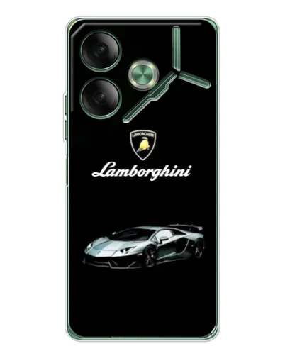 Чехол для TECNO Pova 7 с картинкой «Логотип Lamborghini классика» Чехол для TECNO Pova 7 с картинкой «Логотип Lamborghini классика»
