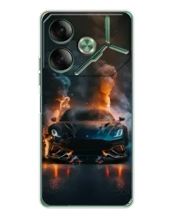 Чехол для TECNO Pova 7 с картинкой «Lamborghini дымная эстетика» Чехол для TECNO Pova 7 с картинкой «Lamborghini дымная эстетика»