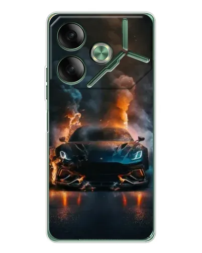 Чехол для TECNO Pova 7 с картинкой «Lamborghini дымная эстетика» Чехол для TECNO Pova 7 с картинкой «Lamborghini дымная эстетика»